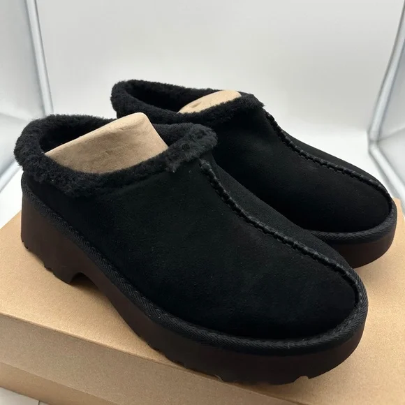 UGG Women's shoes New Heights cozy Clog W/1162510 Black - Picture 1 of 5